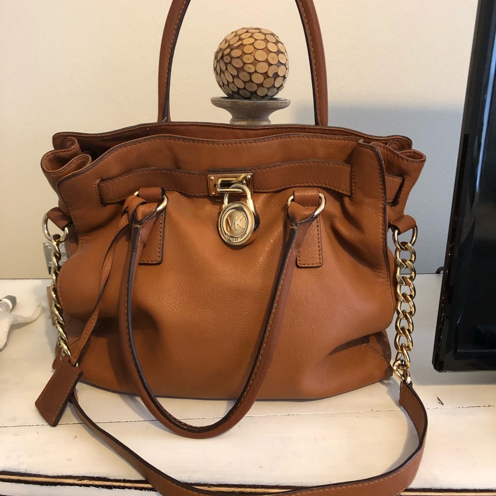 Micheal kors large brown handbag